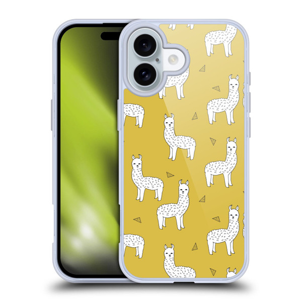 Andrea Lauren Design Animals Llama Soft Gel Case for Apple iPhone 16