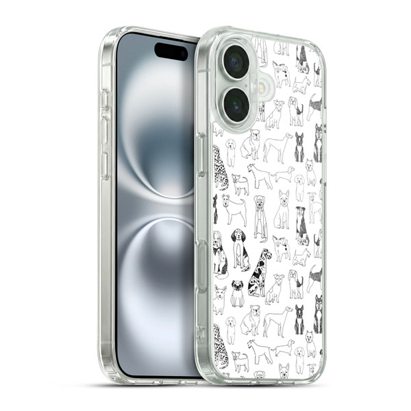 Andrea Lauren Design Animals Canine Line Soft Gel Case for Apple iPhone 16 Plus & MagSafe
