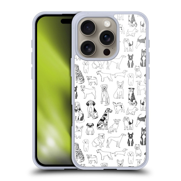 Andrea Lauren Design Animals Canine Line Soft Gel Case for Apple iPhone 16 Pro