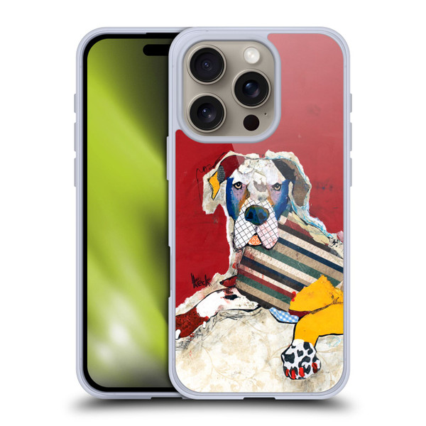 Michel Keck Dogs 2 Great Dane Soft Gel Case for Apple iPhone 16 Pro