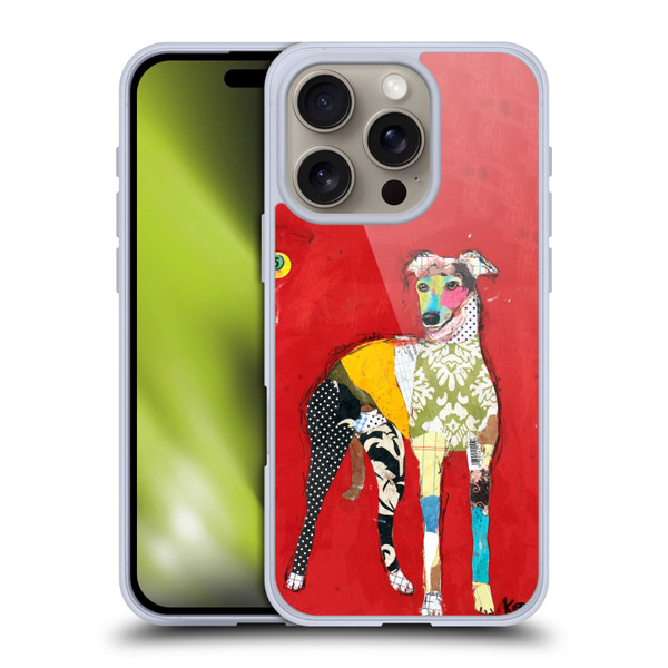 Michel Keck Dogs 2 Greyhound Soft Gel Case for Apple iPhone 16 Pro