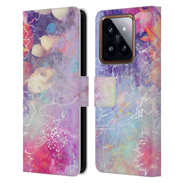 Aimee Stewart Assorted Designs Lily Leather Book Wallet Case Cover For Xiaomi 14