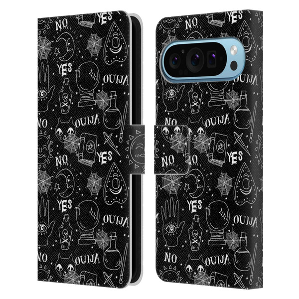 Andrea Lauren Design Assorted Witchcraft Leather Book Wallet Case Cover For Google Pixel 9 / Pixel 9 Pro