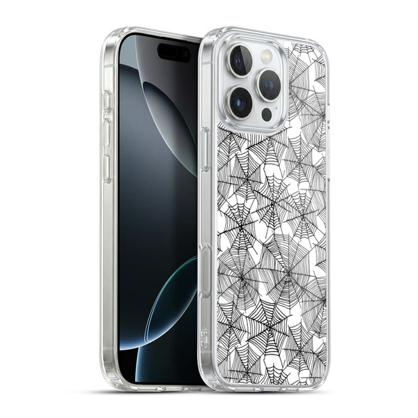 Andrea Lauren Design Assorted Spider Webs Soft Gel Case for Apple iPhone 16 Pro Max & MagSafe