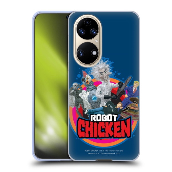 Robot Chicken Graphics Characters Soft Gel Case for Huawei P50