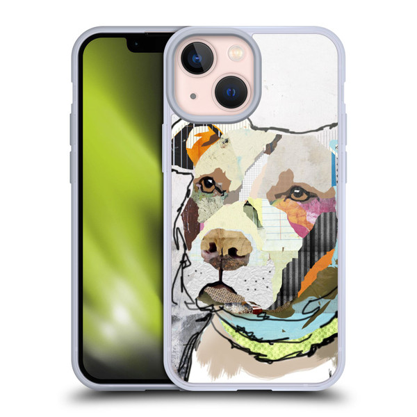Michel Keck Dogs 3 Pit Bull Soft Gel Case for Apple iPhone 13 Mini