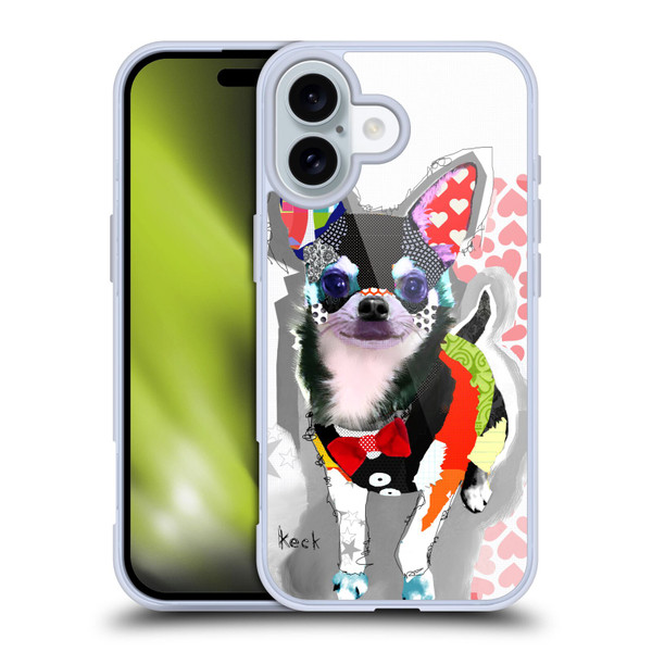 Michel Keck Dogs 3 Chihuahua Soft Gel Case for Apple iPhone 16
