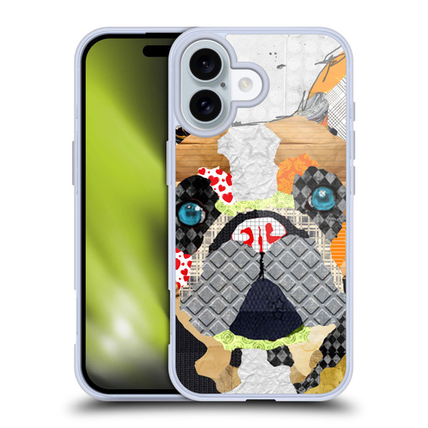 Michel Keck Dogs 3 French Bulldog Soft Gel Case for Apple iPhone 16