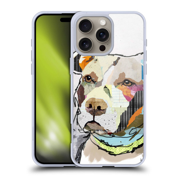 Michel Keck Dogs 3 Pit Bull Soft Gel Case for Apple iPhone 16 Pro Max