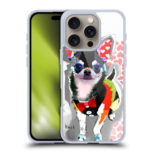 Michel Keck Dogs 3 Chihuahua Soft Gel Case for Apple iPhone 16 Pro