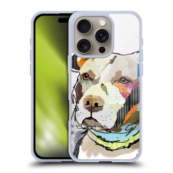 Michel Keck Dogs 3 Pit Bull Soft Gel Case for Apple iPhone 16 Pro
