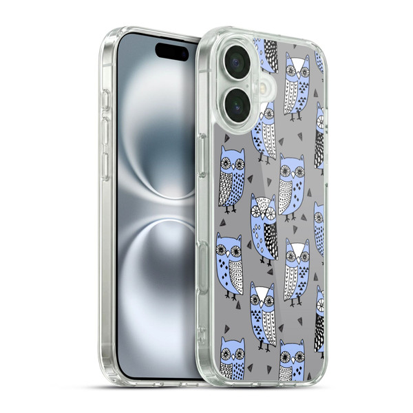 Andrea Lauren Design Birds Owls Soft Gel Case for Apple iPhone 16 Plus & MagSafe