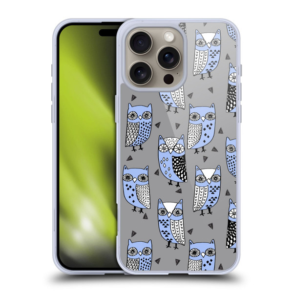 Andrea Lauren Design Birds Owls Soft Gel Case for Apple iPhone 16 Pro Max