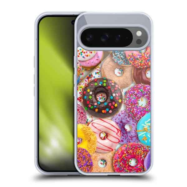 Aimee Stewart Colourful Sweets Donut Noms Soft Gel Case for Google Pixel 9 Pro XL