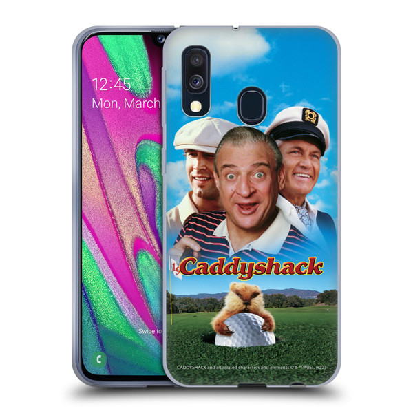 Caddyshack Graphics Poster Soft Gel Case for Samsung Galaxy A40 (2019)