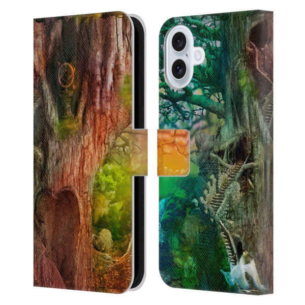 Aimee Stewart Fantasy Dream Tree Leather Book Wallet Case Cover For Apple iPhone 16 Plus