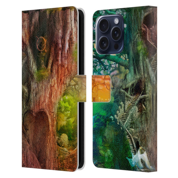Aimee Stewart Fantasy Dream Tree Leather Book Wallet Case Cover For Apple iPhone 16 Pro Max