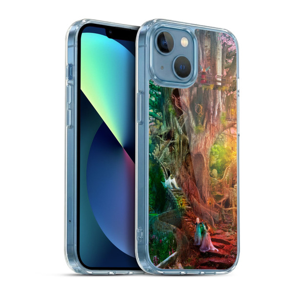 Aimee Stewart Fantasy Dream Tree Soft Gel Case for Apple iPhone 13 Mini & MagSafe