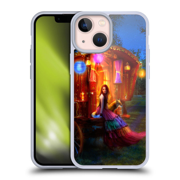 Aimee Stewart Fantasy Wanderlust Soft Gel Case for Apple iPhone 13 Mini