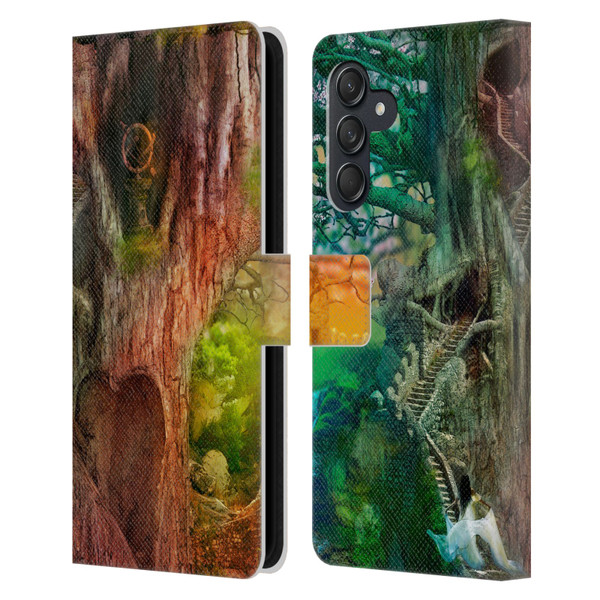 Aimee Stewart Fantasy Dream Tree Leather Book Wallet Case Cover For Samsung Galaxy M55 5G