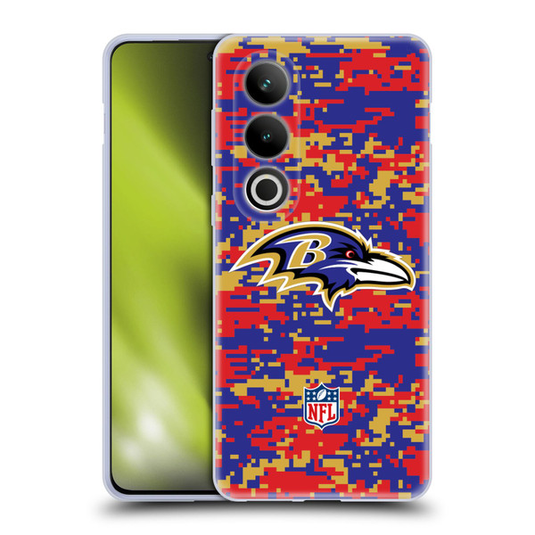 NFL Baltimore Ravens Graphics Digital Camouflage Soft Gel Case for OPPO OnePlus Ace 3V 5G
