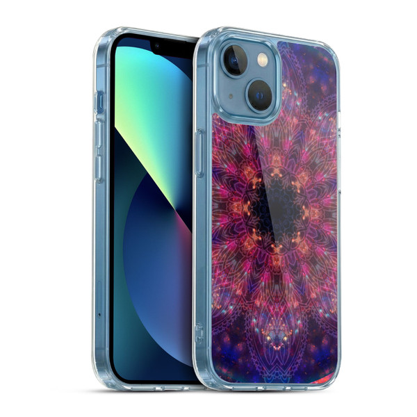 Aimee Stewart Mandala Doodle Flower Soft Gel Case for Apple iPhone 13 Mini & MagSafe
