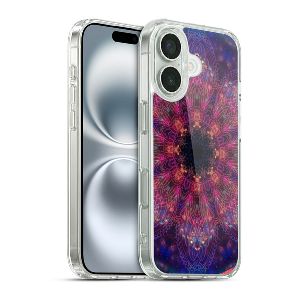 Aimee Stewart Mandala Doodle Flower Soft Gel Case for Apple iPhone 16 & MagSafe