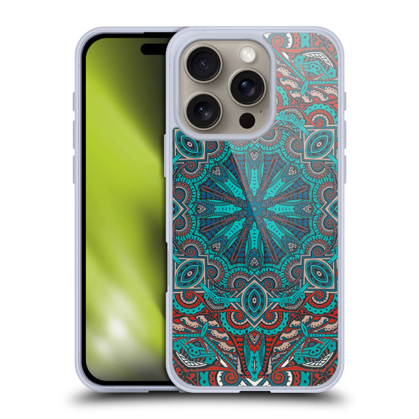 Aimee Stewart Mandala Moroccan Sea Soft Gel Case for Apple iPhone 16 Pro