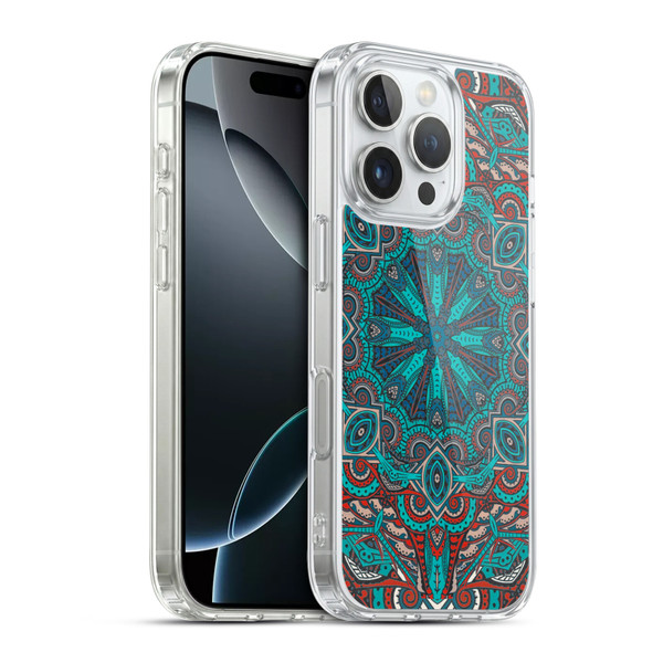 Aimee Stewart Mandala Moroccan Sea Soft Gel Case for Apple iPhone 16 Pro & MagSafe