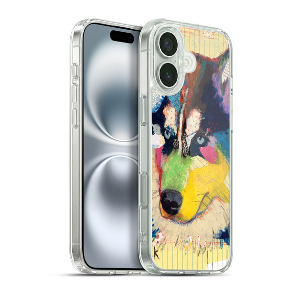 Michel Keck Dogs Husky Soft Gel Case for Apple iPhone 16 Plus & MagSafe