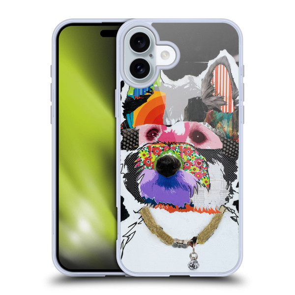 Michel Keck Dogs Westie Soft Gel Case for Apple iPhone 16 Plus