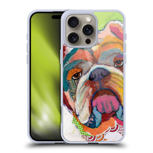 Michel Keck Dogs Bulldog Soft Gel Case for Apple iPhone 16 Pro Max