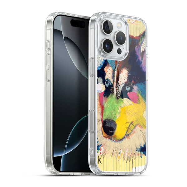 Michel Keck Dogs Husky Soft Gel Case for Apple iPhone 16 Pro Max & MagSafe