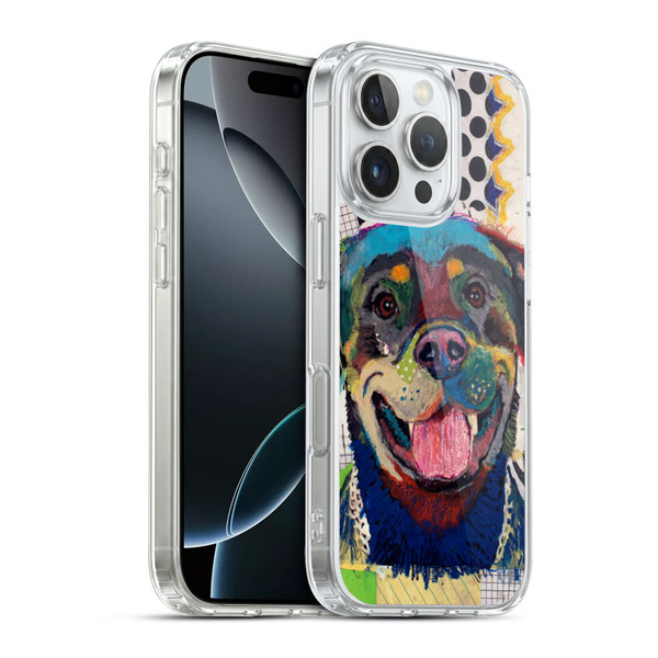 Michel Keck Dogs Rottweiler Soft Gel Case for Apple iPhone 16 Pro & MagSafe