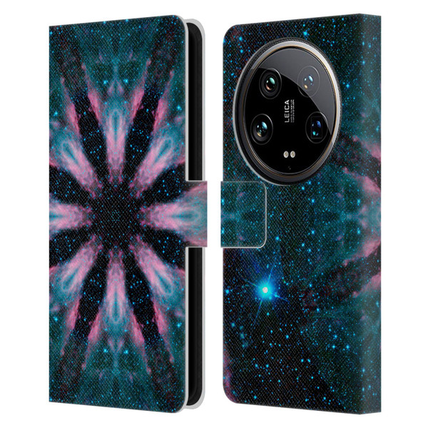 Aimee Stewart Mandala Galactic Leather Book Wallet Case Cover For Xiaomi 14 Ultra