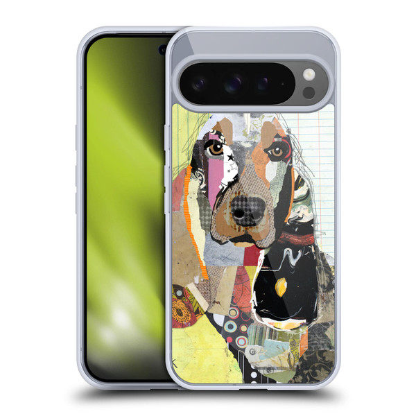 Michel Keck Dogs Basset Hound Soft Gel Case for Google Pixel 9 Pro XL