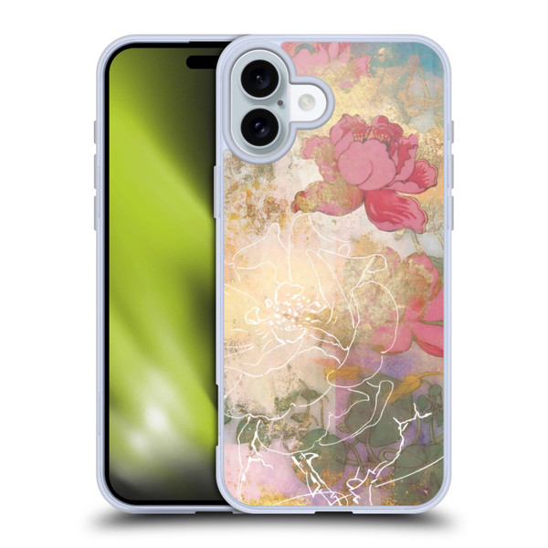 Aimee Stewart Smokey Floral Midsummer Soft Gel Case for Apple iPhone 16 Plus
