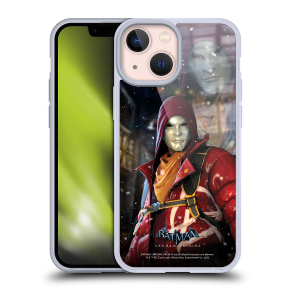 Batman Arkham Origins Characters Anarky Soft Gel Case for Apple iPhone 13 Mini