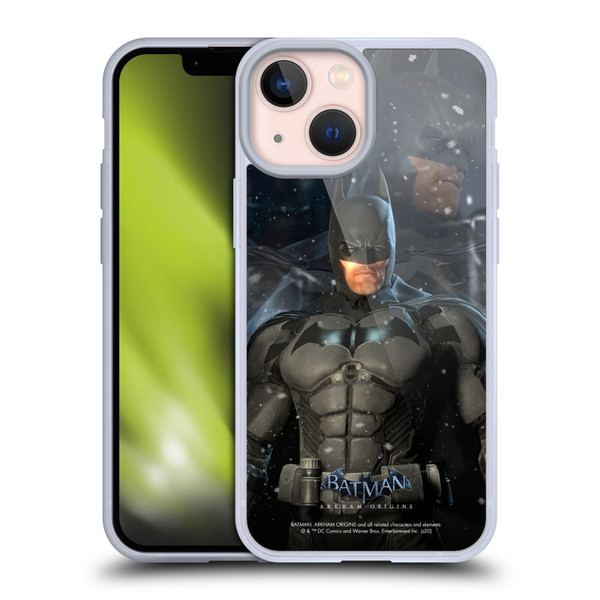 Batman Arkham Origins Characters Batman Soft Gel Case for Apple iPhone 13 Mini