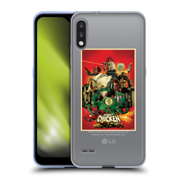Robot Chicken Graphics Poster Soft Gel Case for LG K22