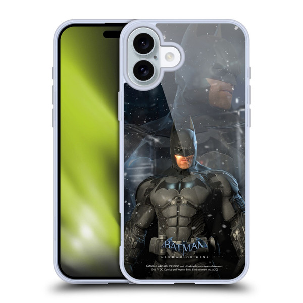 Batman Arkham Origins Characters Batman Soft Gel Case for Apple iPhone 16 Plus