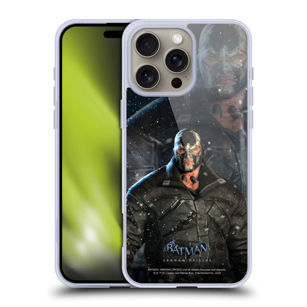 Batman Arkham Origins Characters Bane Soft Gel Case for Apple iPhone 16 Pro Max