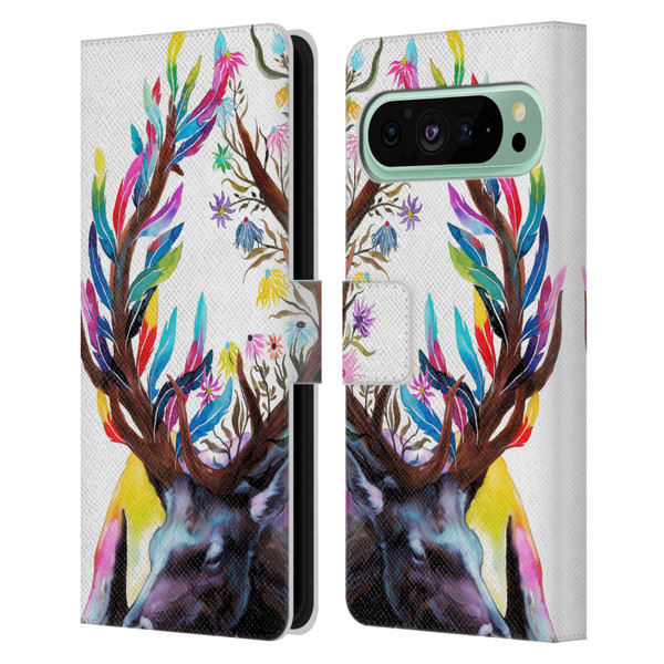 Pixie Cold Animals Memories Leather Book Wallet Case Cover For Google Pixel 9 Pro XL