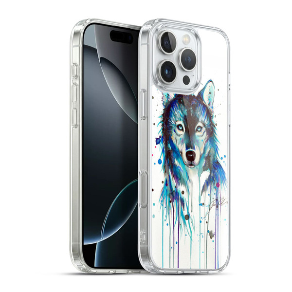 Pixie Cold Animals Ice Wolf Soft Gel Case for Apple iPhone 16 Pro Max & MagSafe