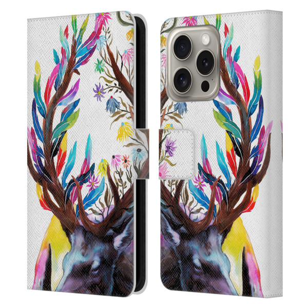 Pixie Cold Animals Memories Leather Book Wallet Case Cover For Apple iPhone 16 Pro