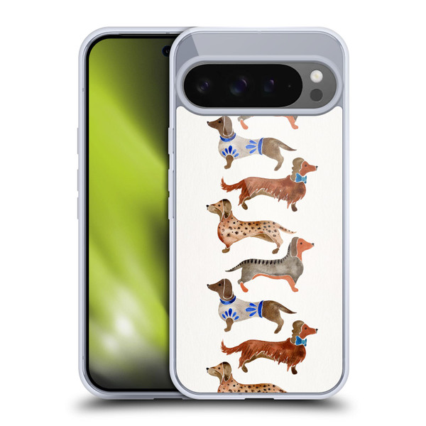 Cat Coquillette Animals Dachshunds Soft Gel Case for Google Pixel 9 Pro XL