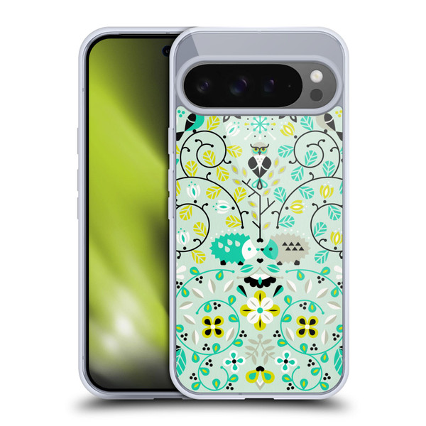 Cat Coquillette Animals Hedgehogs Symmetry Soft Gel Case for Google Pixel 9 Pro XL