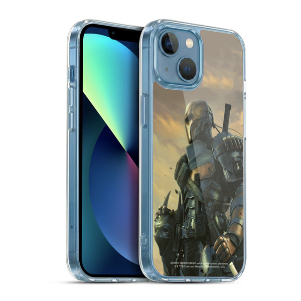 Batman Arkham Origins Key Art Deathstroke 2 Soft Gel Case for Apple iPhone 13 Mini & MagSafe