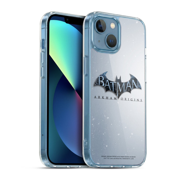 Batman Arkham Origins Key Art Logo Soft Gel Case for Apple iPhone 13 Mini & MagSafe