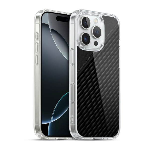 Alyn Spiller Carbon Fiber Leather Soft Gel Case for Apple iPhone 16 Pro & MagSafe
